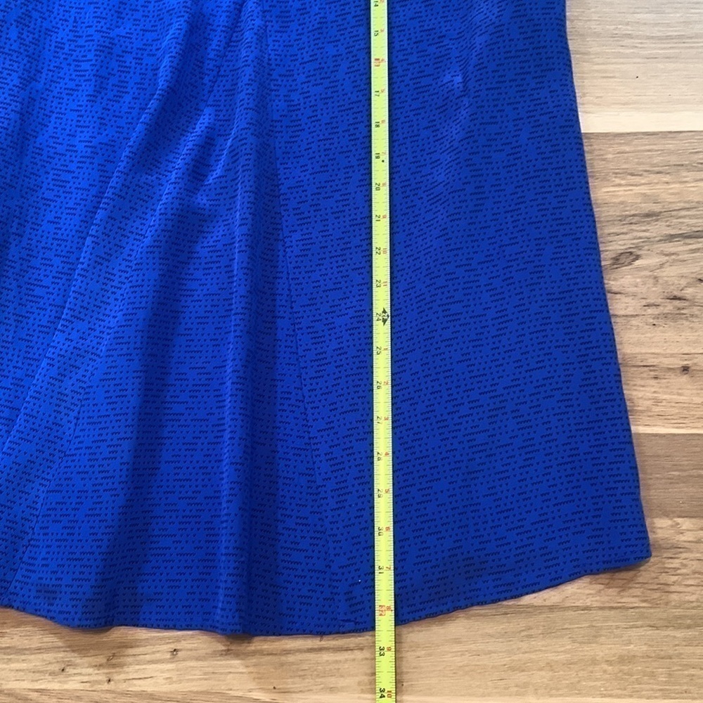 ANTHRO by Gryphon Deepest Fathoms Beaded Collar Sleeveless Dress Blue Women’s S - Picture 9 of 14
